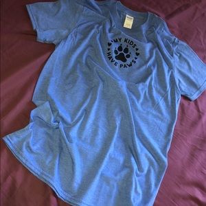 Heather blue t-shirt
